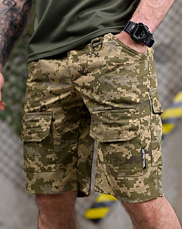 Тактичні шорти PLEZENTVIL 7.62 піксель ПП7474 Київ - фото 2