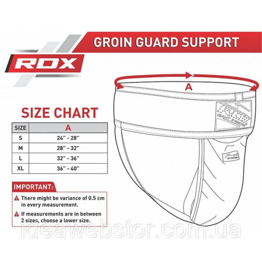 Захист паху RDX Groin для боксу ММА кікбоксингу тайського боксу єдиноборств спортивний паховий протектор XL Київ - фото 6
