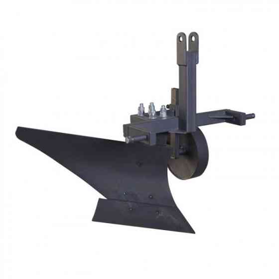 Плуг однокорпусний для мінітрактора (опорне колесо, причіпне 3 точки), (ПЛ11) (захват 25 см) Харьков