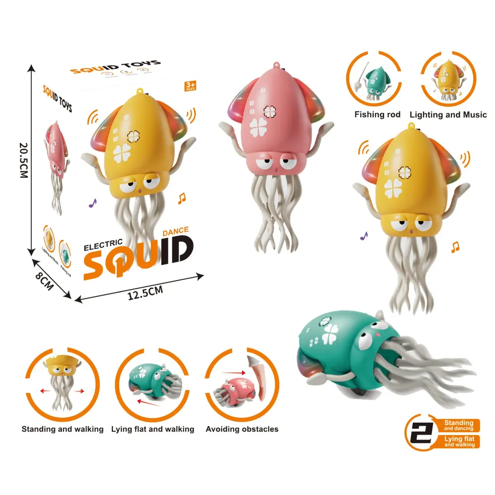 Игрушка "Музыкальный танцующий осьминог" Коломия - фото 3