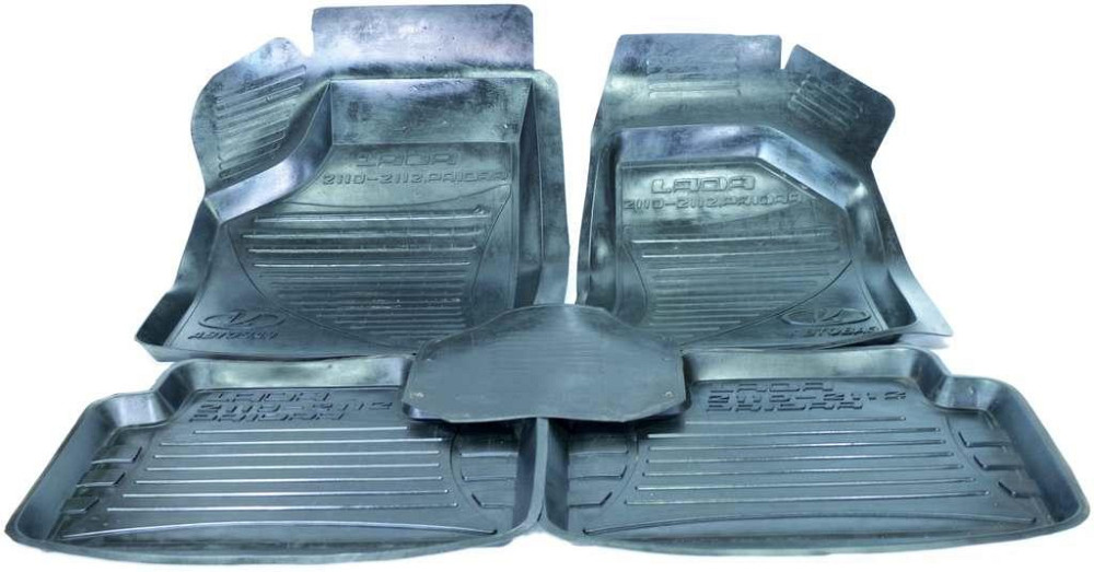 Килимки салону гумові ВАЗ 2110-2112, 2170,к-т (5шт.) Київ - фото 1