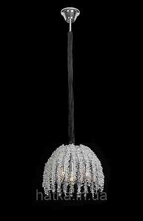 Люстра підвісна кришталева VALESO 33057/300 хромовий на 3 лампи E14 Київ