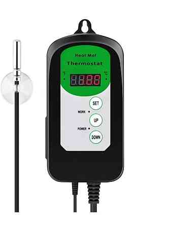 Цифровий термостат-контролер для грілки для рептилій, пророщування розсади, укорінення, нагрівання, ферментації та багатьох інших процесів Heat Mat Луцьк