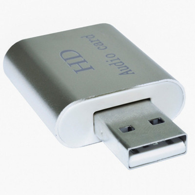 Звукова плата Dynamode USB-SOUND7-ALU silver Вінниця - фото 5