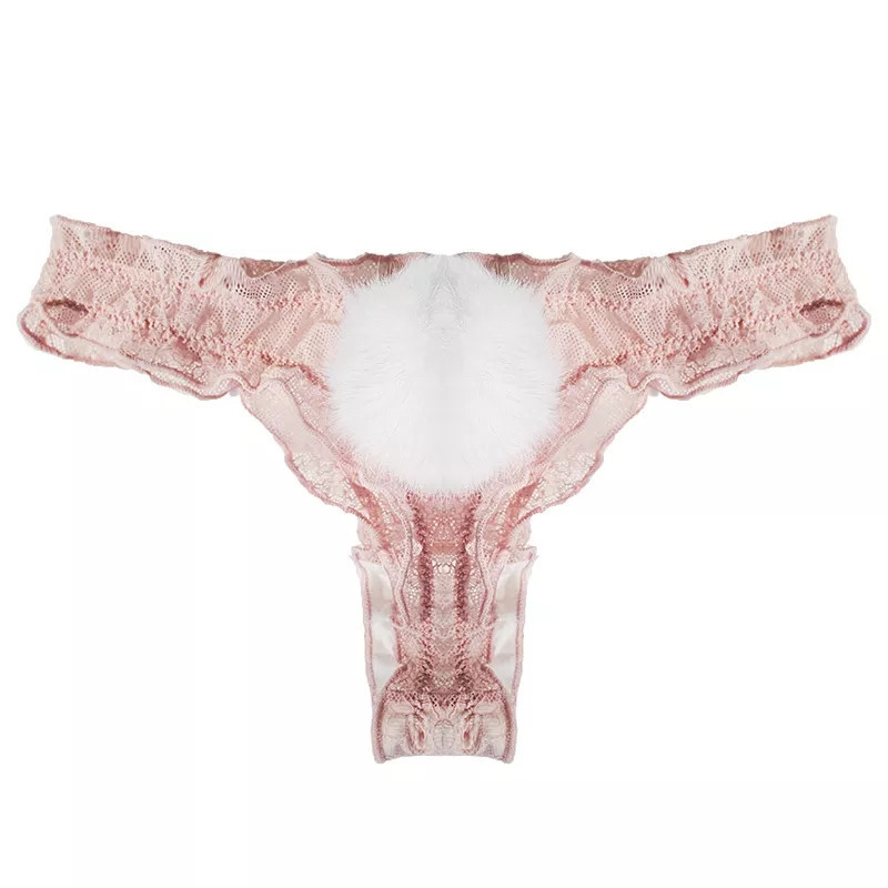 Трусики з хвостиком рожеві - розмір 42-46, хвостик знімається Київ - фото 4