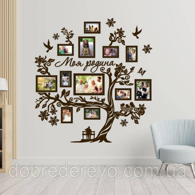 Семейное дерево My family на 12 фото рамок, Родовое дерево My family Вижница - изображение 2