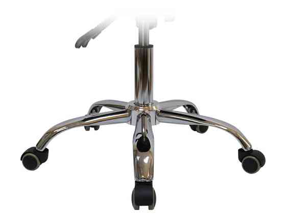 Стілець-сідло для майстра 1037-6, 3 регулювання Чорний Київ