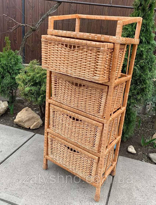 Комод плетеный на 4 ящика Киев - изображение 4