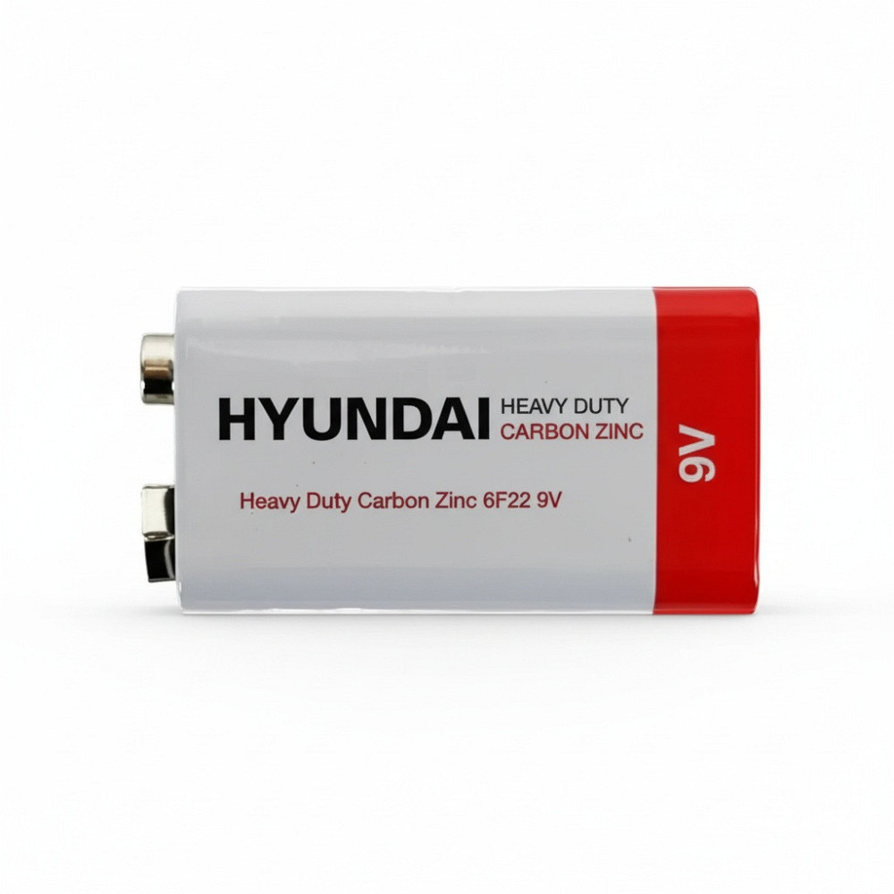 Батарейка «Крона» HYUNDAI Heavy Duty 9В для пультів і іграшок Київ - фото 8