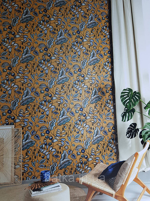 Шпалери флізелінові еко Khroma Zoom Bahia 0.53х10.05 м квіти листя різні кольори Київ - фото 1