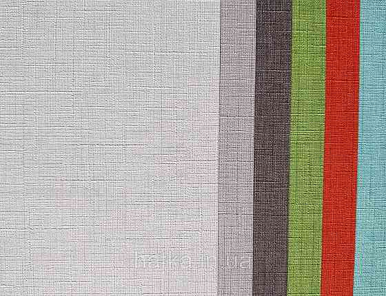 Шпалери метрові вінілові на флізелін Erismann Nature soul однотонні структурні тонка смужка світло сірі Київ