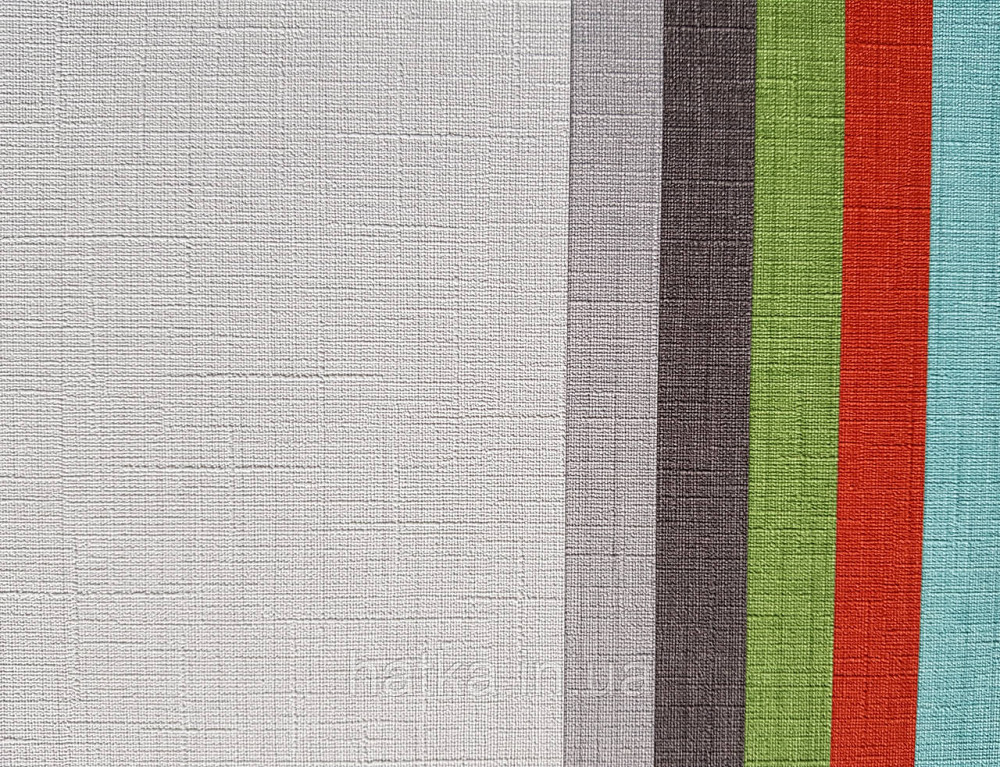 Шпалери метрові вінілові на флізелін Erismann Nature soul однотонні структурні тонка смужка світло сірі Київ - фото 2