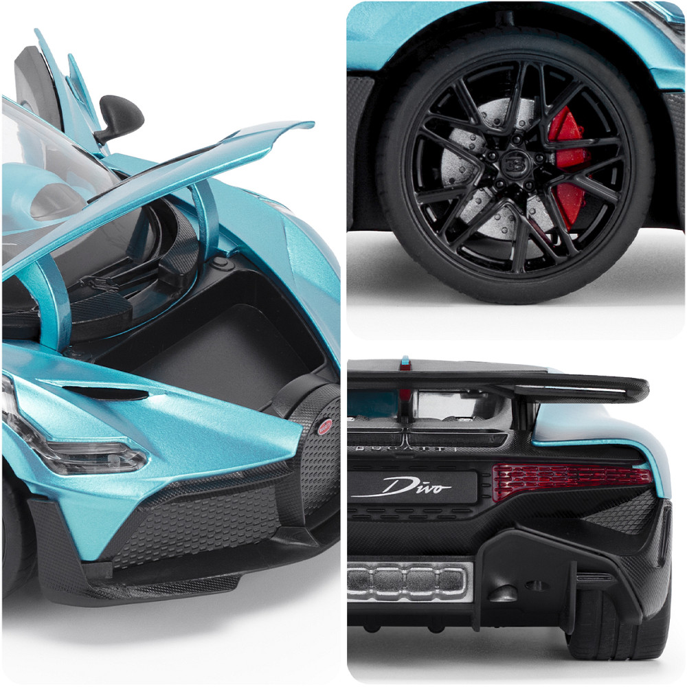 Автомодель - Bugatti Divo (синій, 1:18) Днепр - изображение 18
