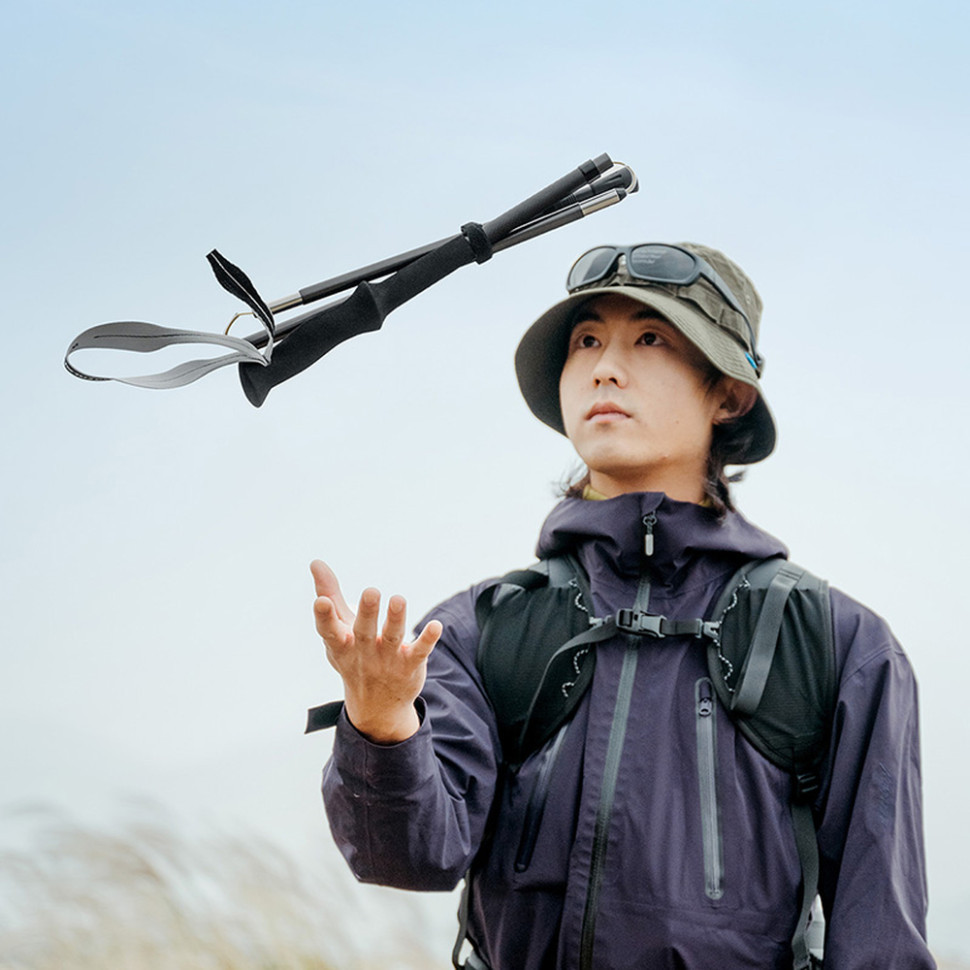 Трекінгова палиця Naturehike CNK2450DS017, 110 см, сіра Киев - изображение 10