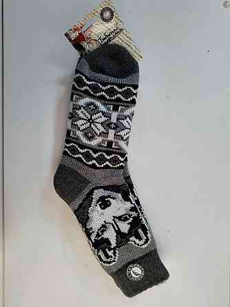 Шкарпетки чоловічі теплі високі на пуху. Розмір 40-45. ТМ Бабусині шкарпетки Київ