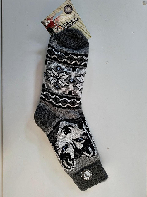 Шкарпетки чоловічі теплі високі на пуху. Розмір 40-45. ТМ Бабусині шкарпетки Київ - фото 1