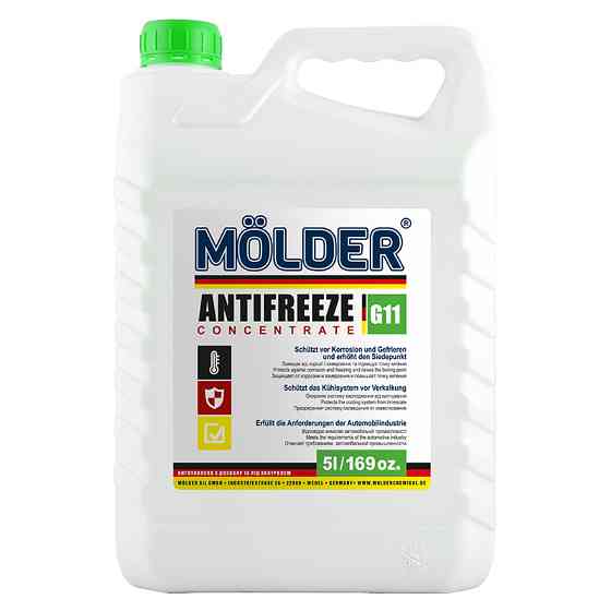Антифриз Molder G11 зеленый концентрат 5л Львов