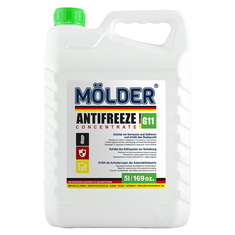 Антифриз Molder G11 зеленый концентрат 5л Львов - изображение 1