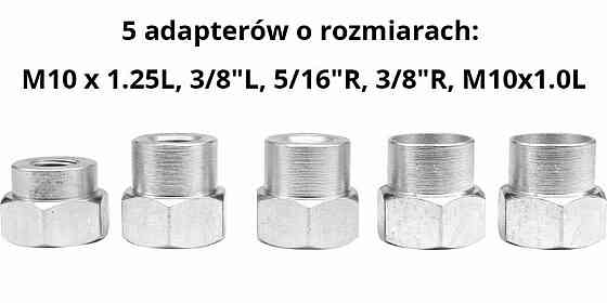 Головка для кріплення жилки до газонокосарок FLO: Ø=2,4- 2,7 мм, 5 адаптерів, Ø=123 мм, h=70 мм [10] Одеса