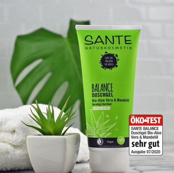 БІО-Гель для душу BALANCE Мигдаль та Алое SANTE 200 мл Київ - фото 2