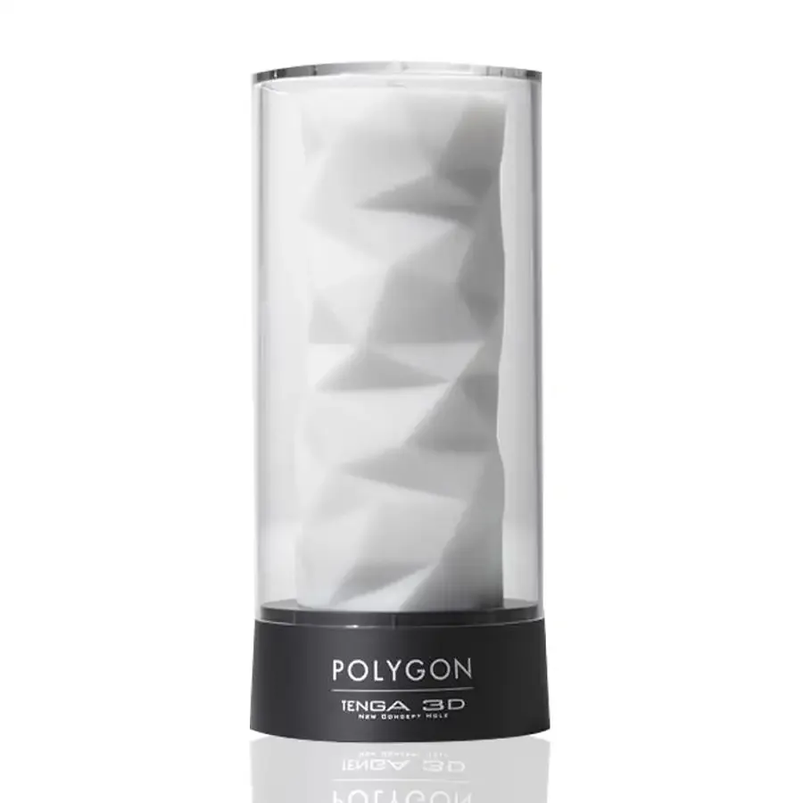Мастурбатор Tenga 3D Polygon, дуже ніжний, з антибактеріального еластомеру зі сріблом Львів - фото 1