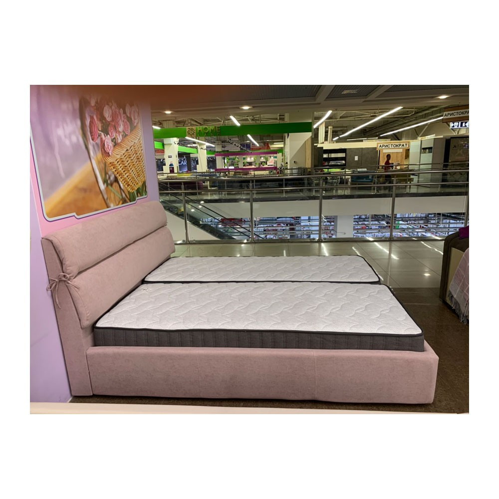 Кровать AtriaDesign Omega 19 Comfort с нишей для белья 160x190 розовый Киев - изображение 2