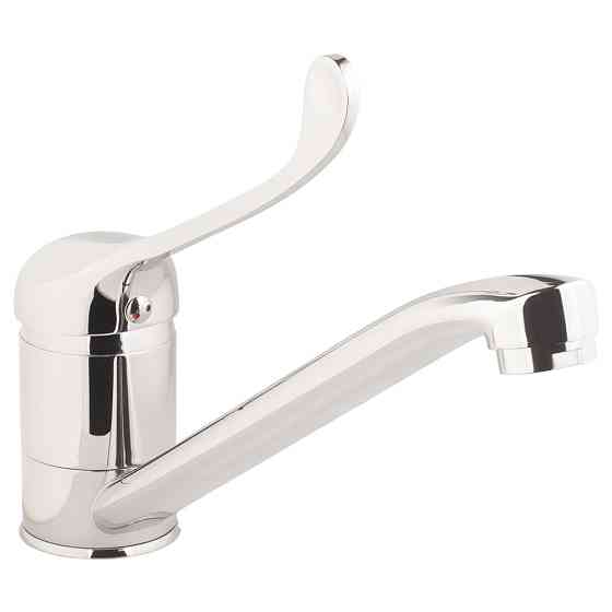 Смеситель s12 Ø40 медицинский излив прямой 250мм на шпильке AQUATICA (9712140) Киев