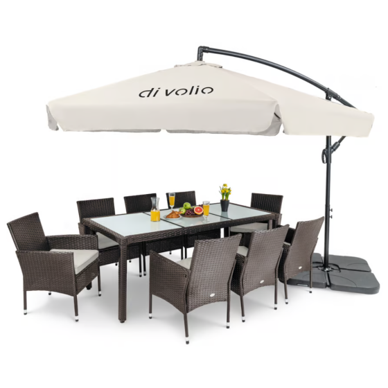 Парасолька садова Di Volio EMPOLI 300см кремова Київ