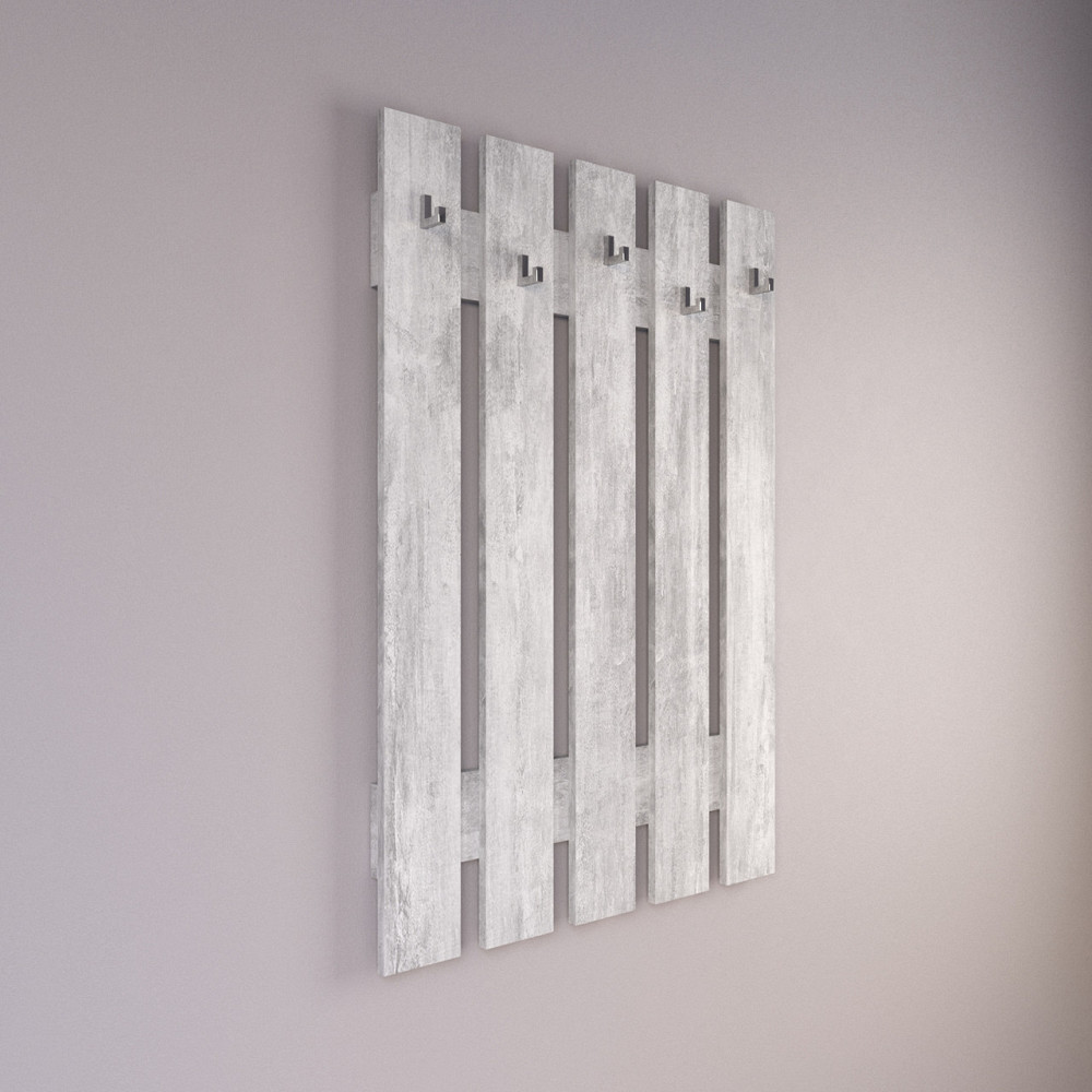 Вешалка настенная VAYS D-5, с крючками, ЛДСП, 77×110 см - для прихожей, коридора, прихожей Львов - изображение 5