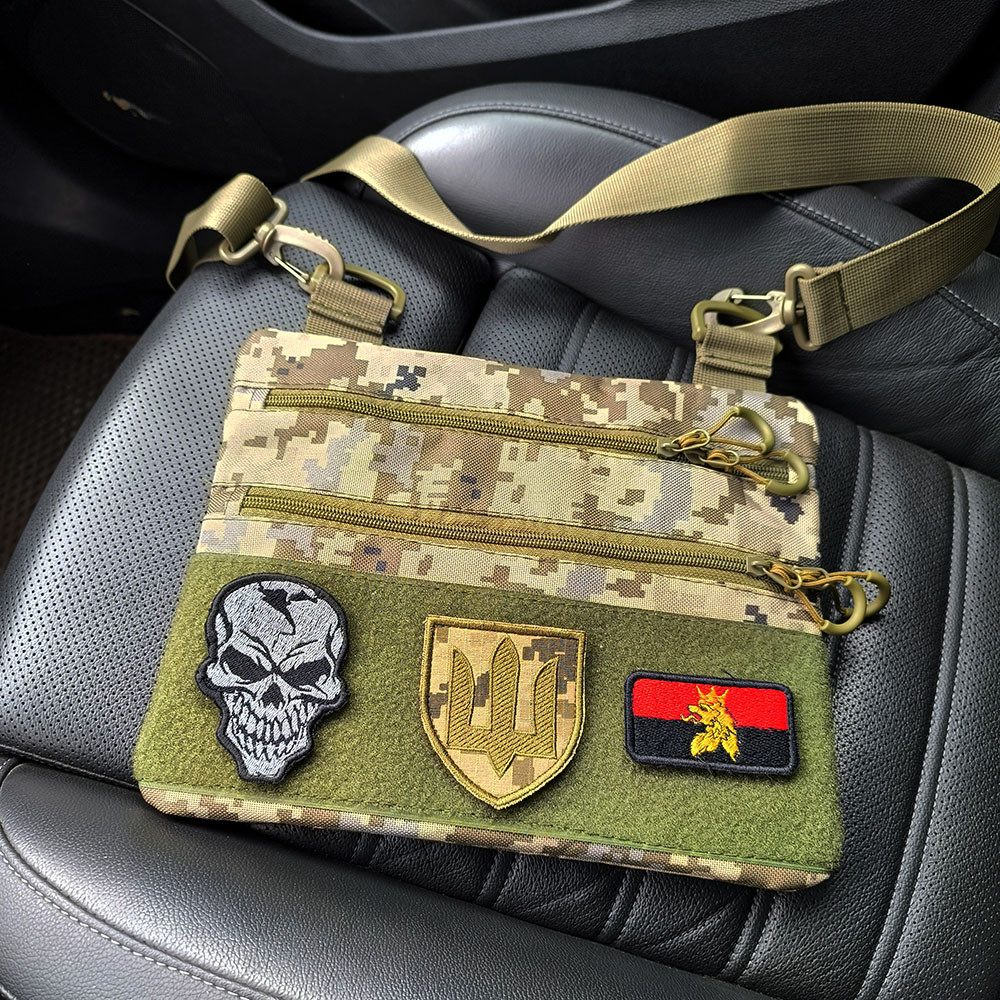 Сумка пояс плечо мужская тактическая, Рюкзак через плечо военная барсетка Сумка через военная NR-49 Львов - изображение 8