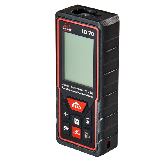 Професійний лазерний далекомір Vitals Professional LD 70: 70м електронна лазерна рулетка (162518) Київ