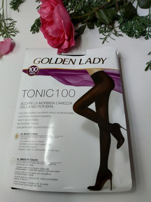 Колготки golden lady tonic 100 den колір чорні Славута - фото 1