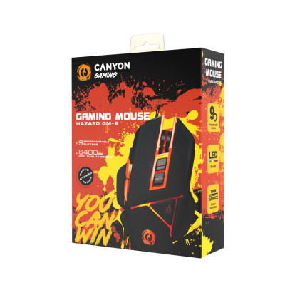 Мишка Canyon GM-6 USB Black (CND-SGM6N) Вінниця - фото 6