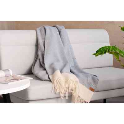 Плед Ardesto Leonardo Bianco 140x200 см, сірий (ART0502LB) Вінниця