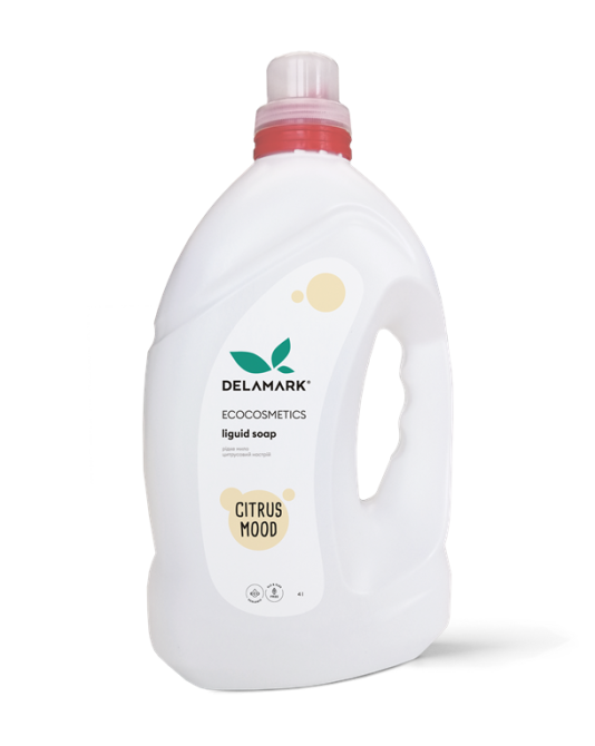Мыло жидкое косметическое Цитрусовое настроение De La Mark 4 л Киев - изображение 1