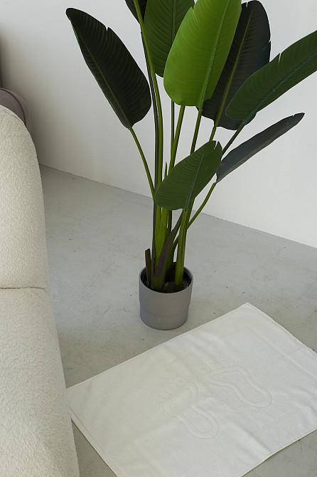 Рушник махровий Ideal Textile для ніг 50х70 см білий 800 г/м2 (56860374) Чернівці - фото 4