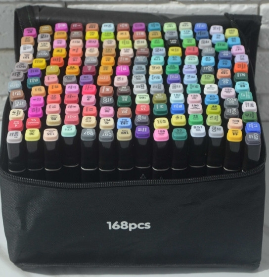 24 - 262 шт Маркери набір Touch Фломастеры для скетчінгу тач малювання.  !! Харків - фото 4