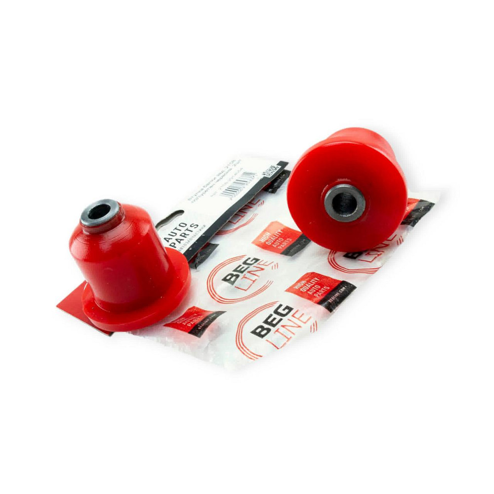 Втулка зад. 2108 красная 2шт.упак. балки Мукачево - изображение 1