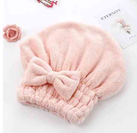 Шапочка рушник для сушіння волосся one size, персиковий Київ