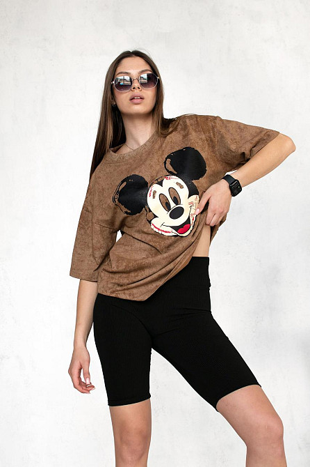 Женский спортивный комплект с шортами рубчик Winsome Киев - изображение 7