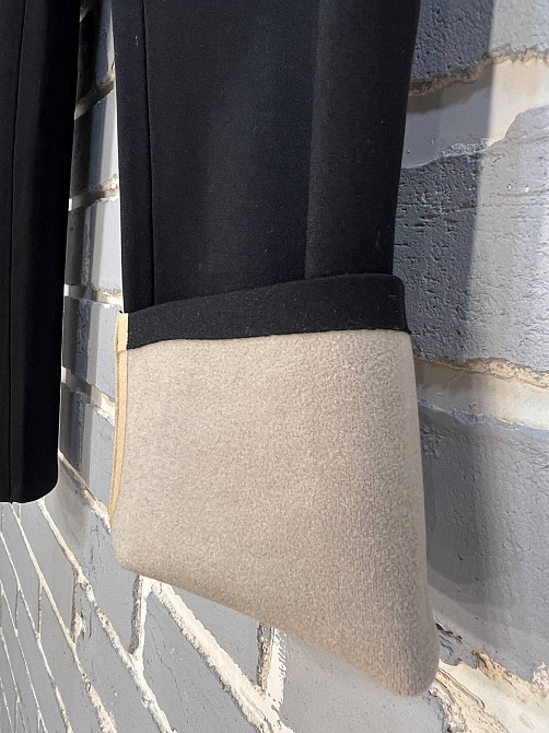 Лосины женские Kenalin W-16 широкий пояс утягивающие утепленные микродайвинг на меху черные, черный, XL Киев - изображение 19