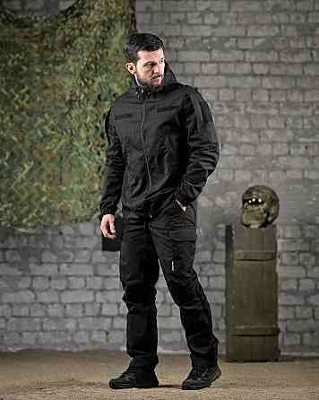 Літній тактичний костюм 7.62 чорний ДЛ6503 Одеса