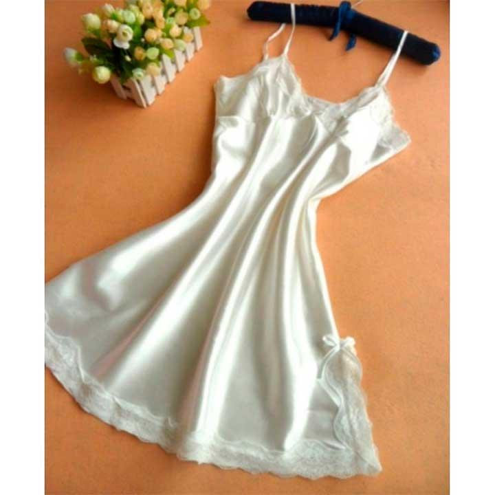 Коротенький секси пеньюар - Белый - XS/S – Эротическое бельё Винница - изображение 2