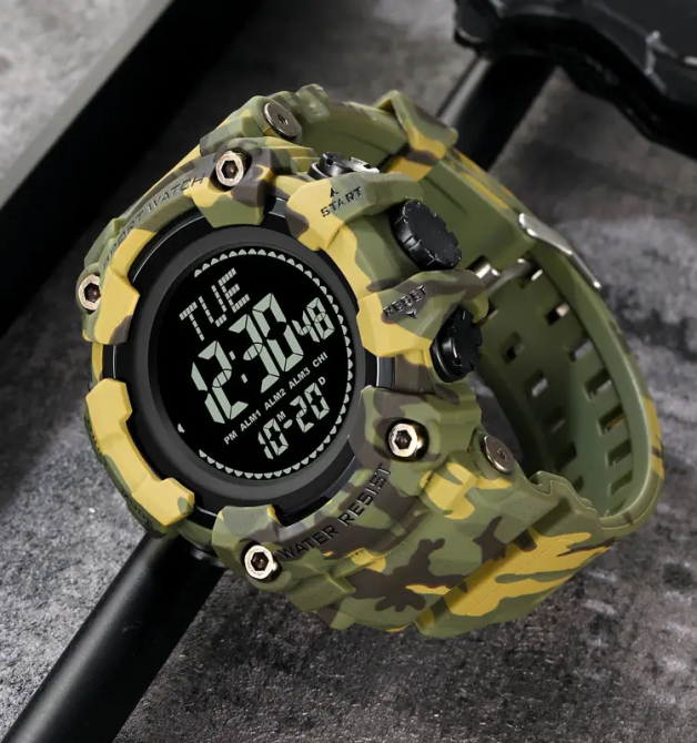 Чоловічий спортивний годинник Skmei 2037 з компасом (Камуфляж) Вінниця - фото 6