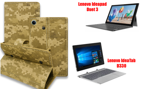 Книга-трансформер для планшета Lenovo Ideatab D330, Ideapad Duet 3, цвет Black Pixel Киев