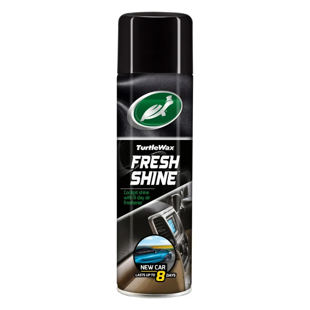 Поліроль для пластику з ароматом нового автомобіля Turtle Wax Fresh Shine New Car 500 мл Ковель - фото 1