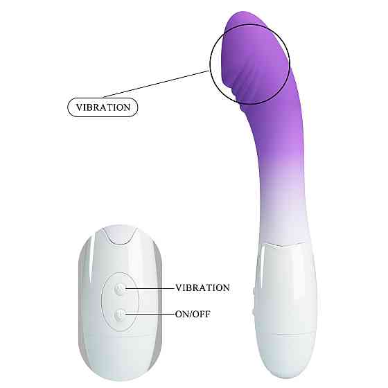 Силіконовий вібратор PRETTY LOVE Elemental, 30 vibration functions, Silicone ABS Sex Aura Київ