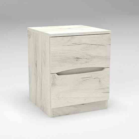 Тумба прикроватная Дельта, Дуб Крафт Білий, 400/400/500 Львов
