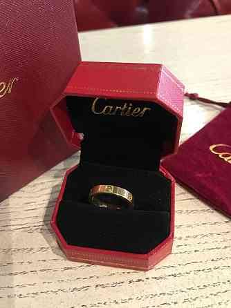 Cartier кільце в лимонному золоті тоненьке Одеса