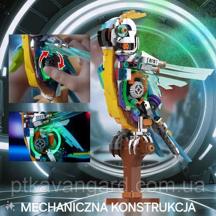 Конструктор механічний папуга двосторонній 688 деталей 13052 Хмельницький - фото 6